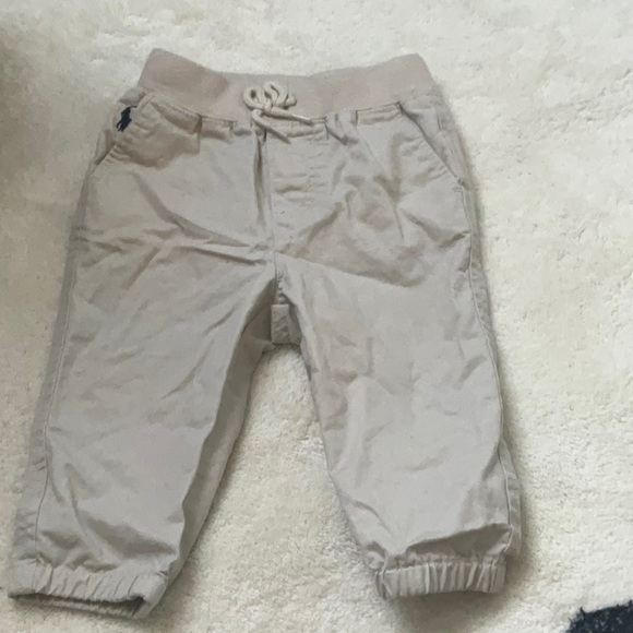 Ralph Lauren khaki joggers. Size 6m - Picture 1 of 5